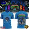Detroit Lions x Teenage Mutant Ninja Turtles 2026 Graphic T Shirt, Viral 3D Music Tee