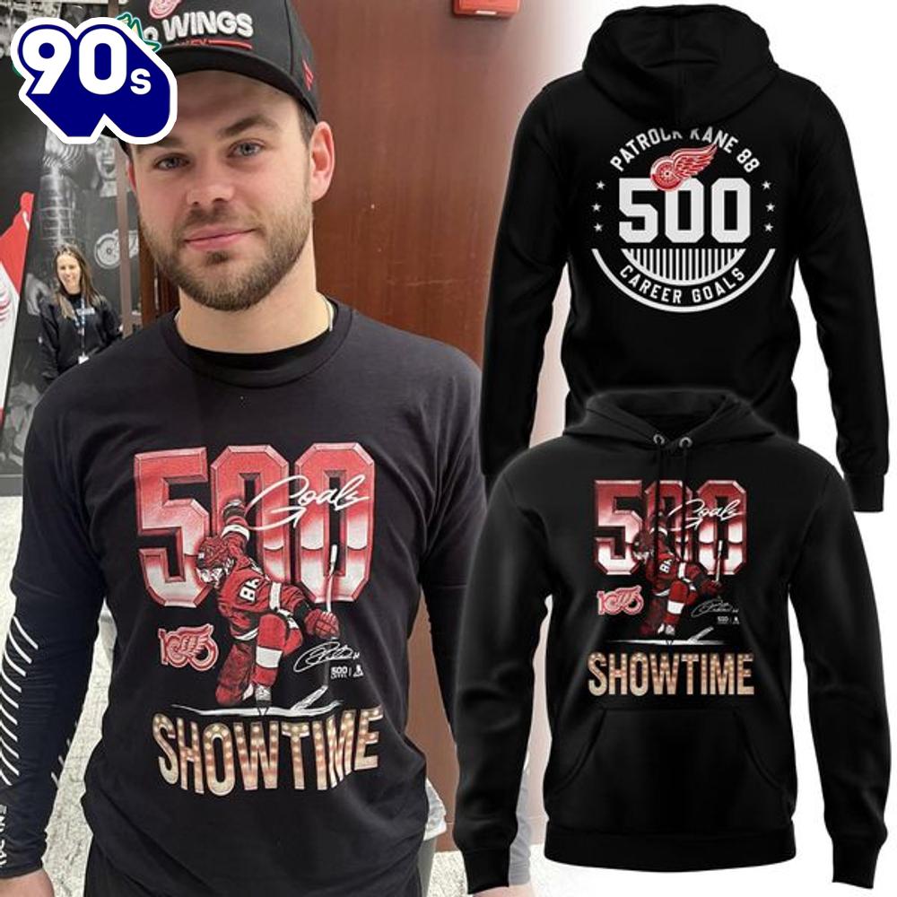 Detroit Red Wings 500 Level Kane 500th Goal Hoodie Detroit Red Wings 500 Level Kane 500th Goal Hoodie