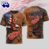Detroit Red Wings US 250th Anniversary T-Shirt