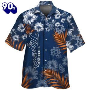 Detroit Tigers Flower Palm Leaf…