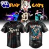 Detroit Tigers Stray Cats 2026 US Tour Inspired Baseball Jersey