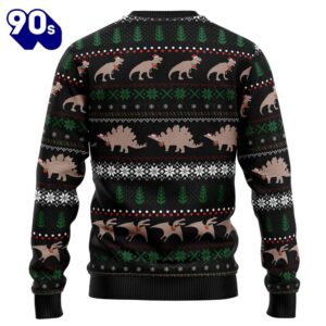 Dinosaur Mamasaurus Ugly Christmas Sweater