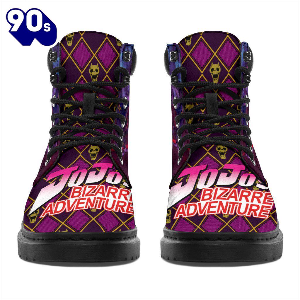 Dio Brando Leather Boots Custom JoJo's Bizarre Adventure Shoes Fan Dio Brando Leather Boots Custom JoJo's Bizarre Adventure Shoes Fan