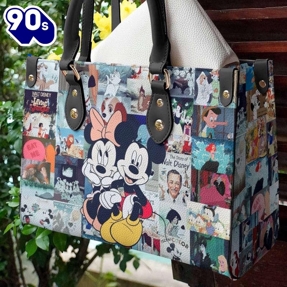 Dismey Mickey Minnie Memories Leather Handbag Dismey Mickey Minnie Memories Leather Handbag