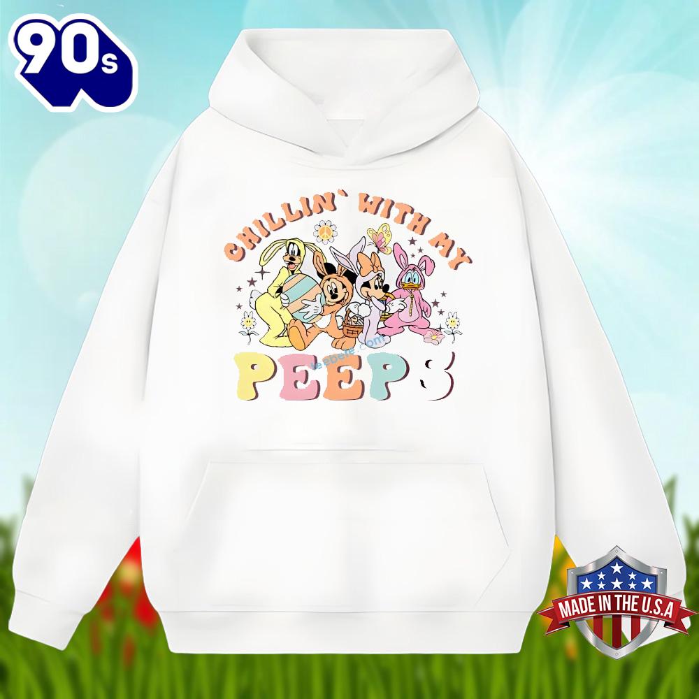 Disney Characters Easter Chillin With My Peeps Shirt Idea Disney Characters Easter Chillin With My Peeps Shirt Idea