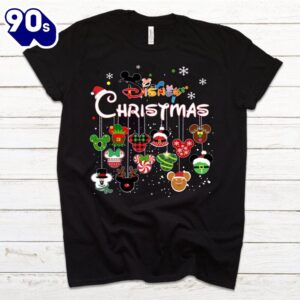 Disney Christmas Shirt, Merry And…