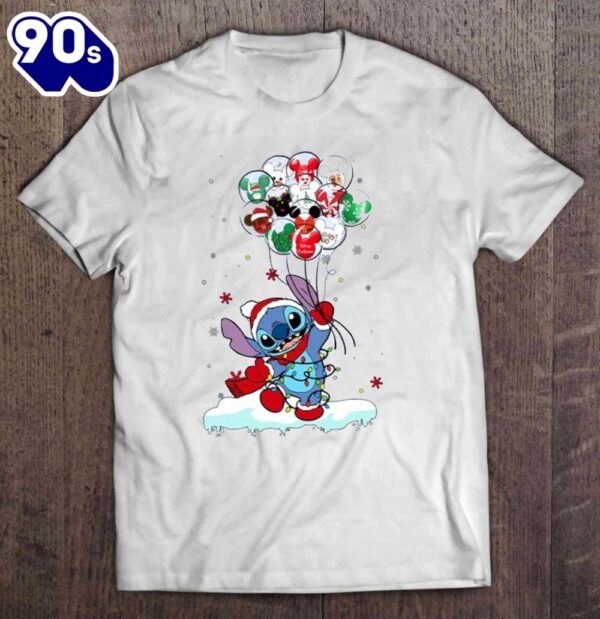 Disney Christmas Shirt, Stitch Christmas Shirt Gift Xmas