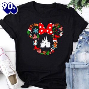 Disney Christmas Shirt Gift Xmas