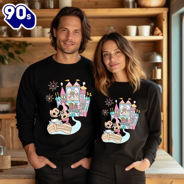 Disney Couple Matching Shirt Mickey Minnie Mouse Family Sweatshirt Disneyworld Trip T-Shirt Disney Lover Gift