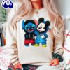 Disney Cute Mickey And Stitch Cosplay Best Friends T-Shirt Lovely Unique Gift Gift Xmas