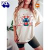 Disney Cute Stitch And Angel Valentines Gift Funny T-Shirt Gift Xmas