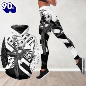 Disney Jack Skellington Hoodie, Movie Womens Leggings