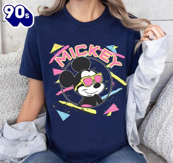 Disney Mickey And Friends Mickey Mouse 90’s Portrait Animal Kingdom Cool T-Shirt