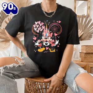 Disney Mickey and Minnie Love Sweatshirt Valentine’s Day Crewneck Disneyland Shirt