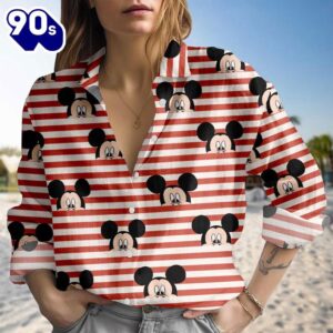 Disney Mickey Blouse Shirt, Mickey…