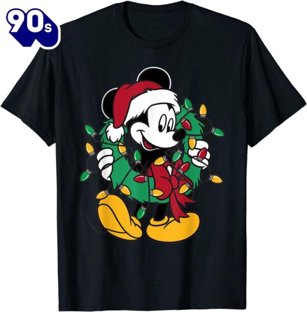 Disney Mickey Mouse Christmas Lights T-Shirt.Jfif Gift Xmas