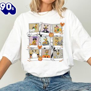 Disney Pluto Halloween Costume Shirt Mummy Witch Tee Disneyland Matching Halloween Shirt Mickey’s Not So Scary