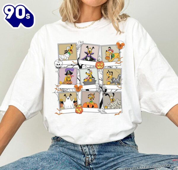 Disney Pluto Halloween Costume Shirt Mummy Witch Tee Disneyland Matching Halloween Shirt Mickey’s Not So Scary