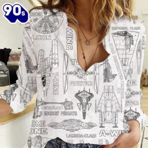 Disney Star Wars Linen-Look Shirt,…