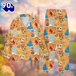 Disney Tigger Pajamas Set, Winnie The Pooh Sleepwear
