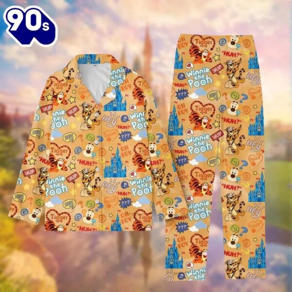 Disney Tigger Pajamas Set, Winnie The Pooh Sleepwear