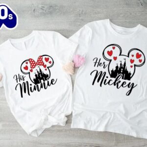Disney Valentine’s Day Couple Shirts…