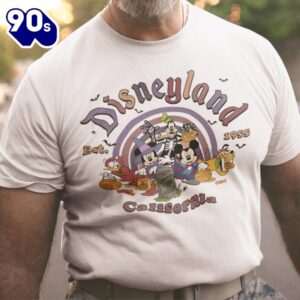 Disneyland Est 1955 California Shirt Mickey Minnie Pluto Goofy Donald Duck
