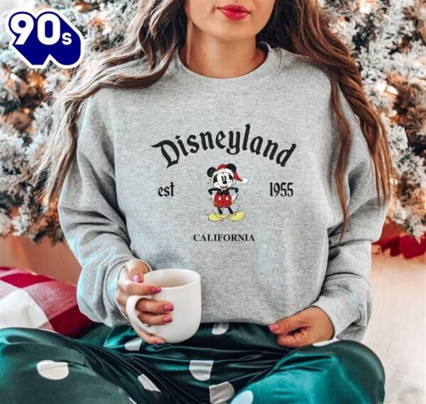 Disneyland Est 1995 California Christmas Sweatshirt Trendy Gift Xmas
