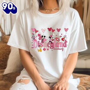 Disneyland Valentine’s Day T-Shirt Mickey Balloons Comfort Colors® Sweetheart Shirt