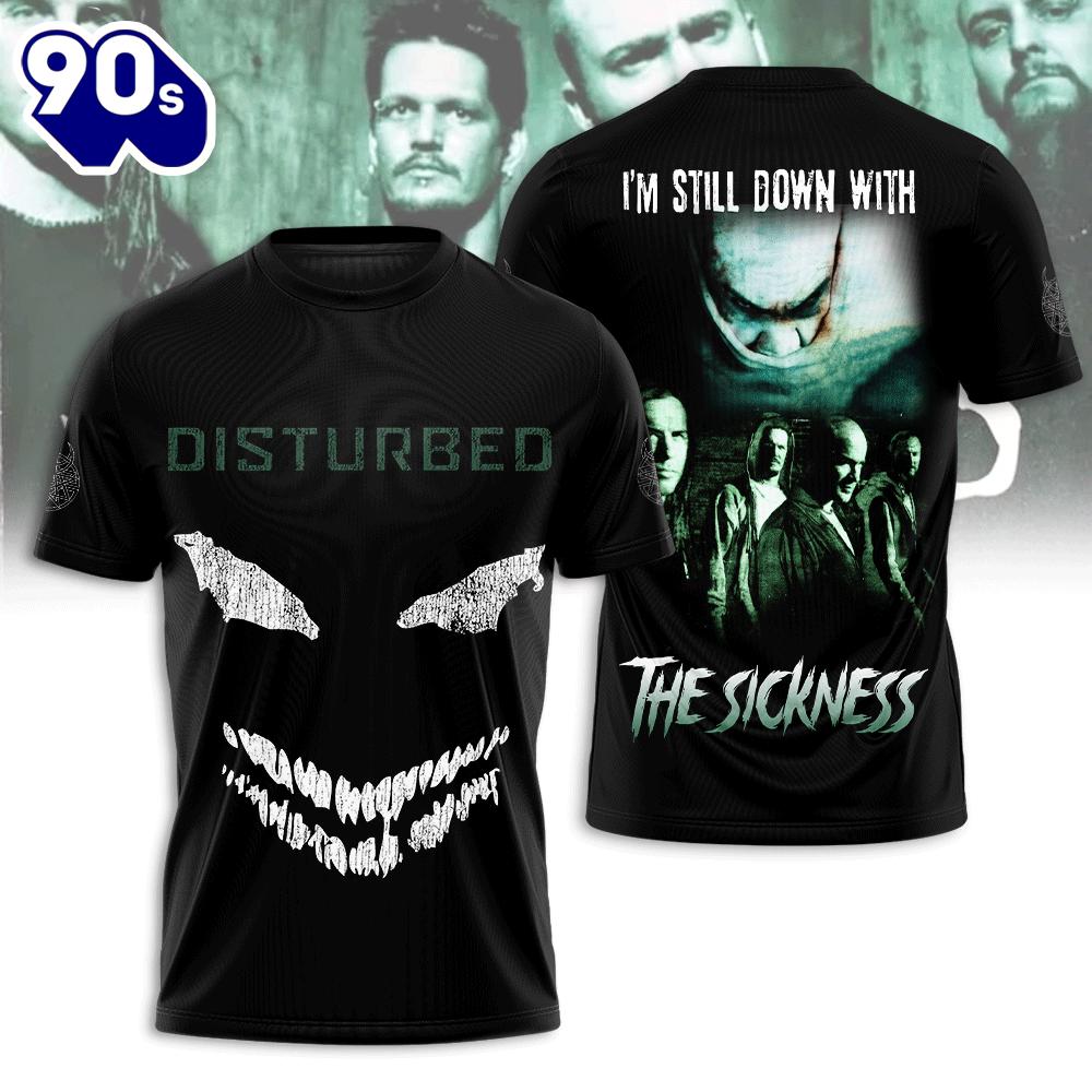 Disturbed 3D Apparel Gift For Fans Rock Music 3D Shirt Disturbed 3D Apparel Gift For Fans Rock Music 3D Shirt