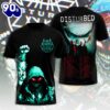 Disturbed 3D Apparel Gift For Fans Rock Music 3D Shirt