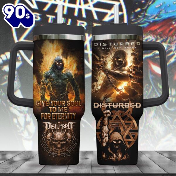 Disturbed 40oz Stanley Tumbler Gift For Man And Women