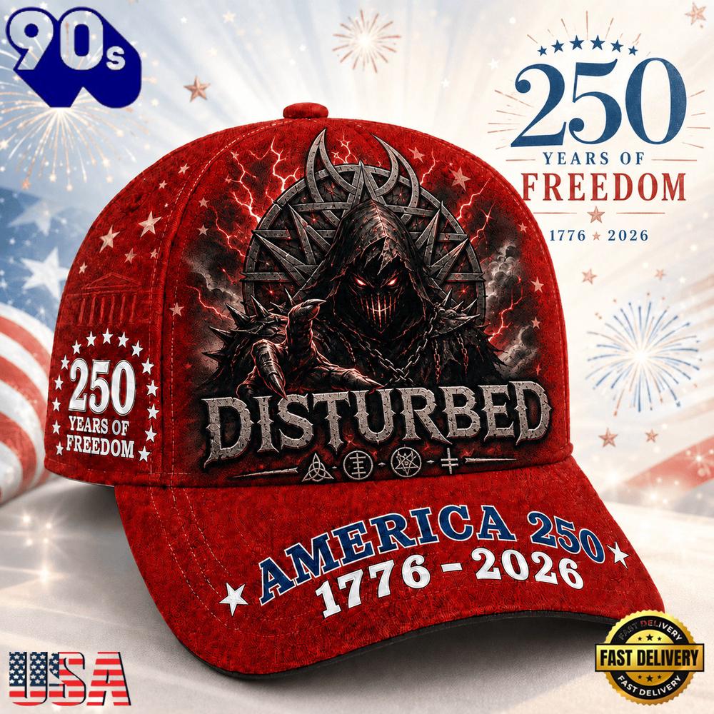 Disturbed America 250 Years Of Freedom Classic Cap Disturbed America 250 Years Of Freedom Classic Cap