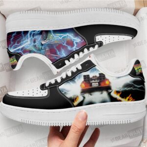 DMC-12 Delorean Back To The Future Custom Air Sneakers