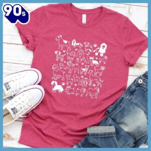 Dog Breeds T-Shirt Gift Mom