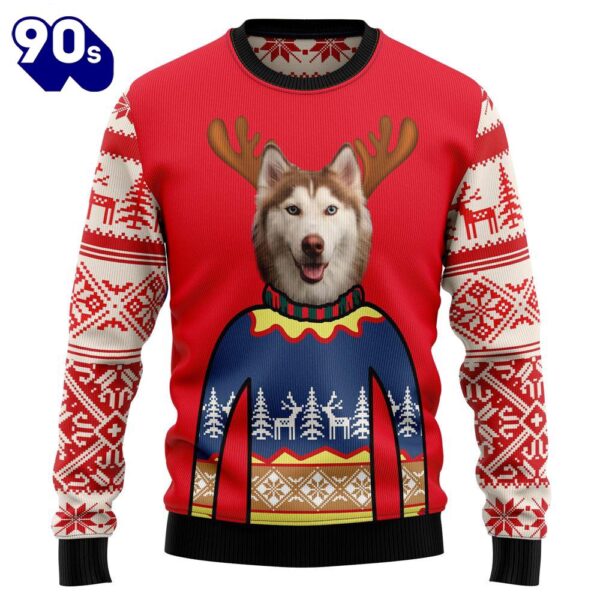 Dog Custom Photo Personalized Face Ugly Christmas Sweater