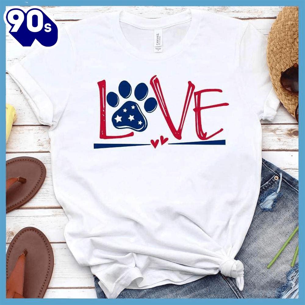 Dog Love Colored Print Version 2 T-Shirt Gift Mom Dog Love Colored Print Version 2 T-Shirt Gift Mom