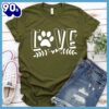 Dog Love Fall Version 1 T-Shirt Gift Mom