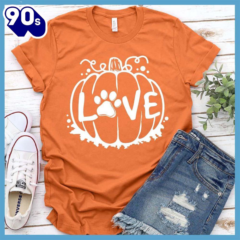 Dog Love Fall Version 2 T-Shirt Gift Mom Dog Love Fall Version 2 T-Shirt Gift Mom