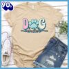 Dog Mom Colored Print T-Shirt Gift Mom