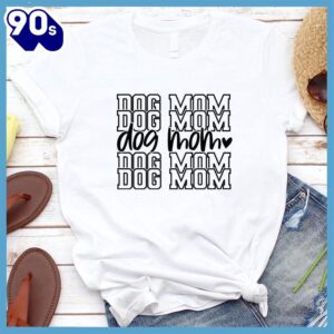 Dog Mom Heart T-Shirt Gift&hellip;