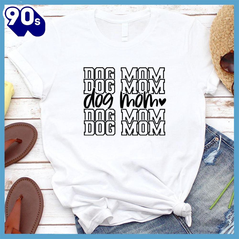 Dog Mom Heart T-Shirt Gift Mom Dog Mom Heart T-Shirt Gift Mom