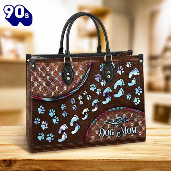 Dogmum Leather Bag Dog Mom Gift Ideas Christ Gifts Leather Bags  Gift For  Women Christmas