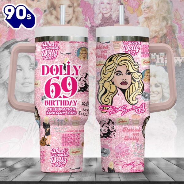 Dolly Parton 40oz Stanley Tumbler Summer For Fans