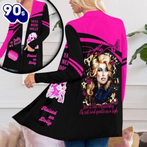 Dolly Parton Women’s Patch Pocket Cardigan For Fans