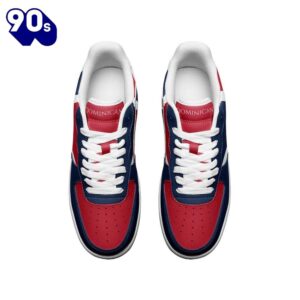 Dominican Flag Air Force Shoes Custom Country
