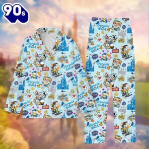 Donald Duck Pajamas Set, Disney Duck Pajamas, Donald Duck Holiday Pajamas