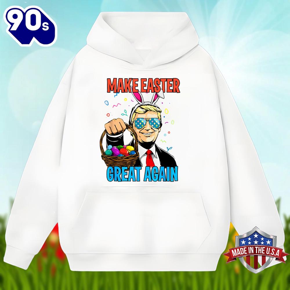 Donald Trump Bunny With Make Easter Day Great Again Shirt Donald Trump Bunny With Make Easter Day Great Again Shirt