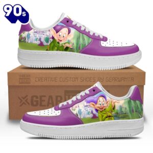 Dopey Snow White and 7 Dwarfs Custom Air Sneakers 3 Dopey Snow White and 7 Dwarfs Custom Air Sneakers