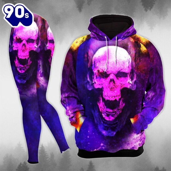 Double Shadow Skull Combo Hoodie And Leggings